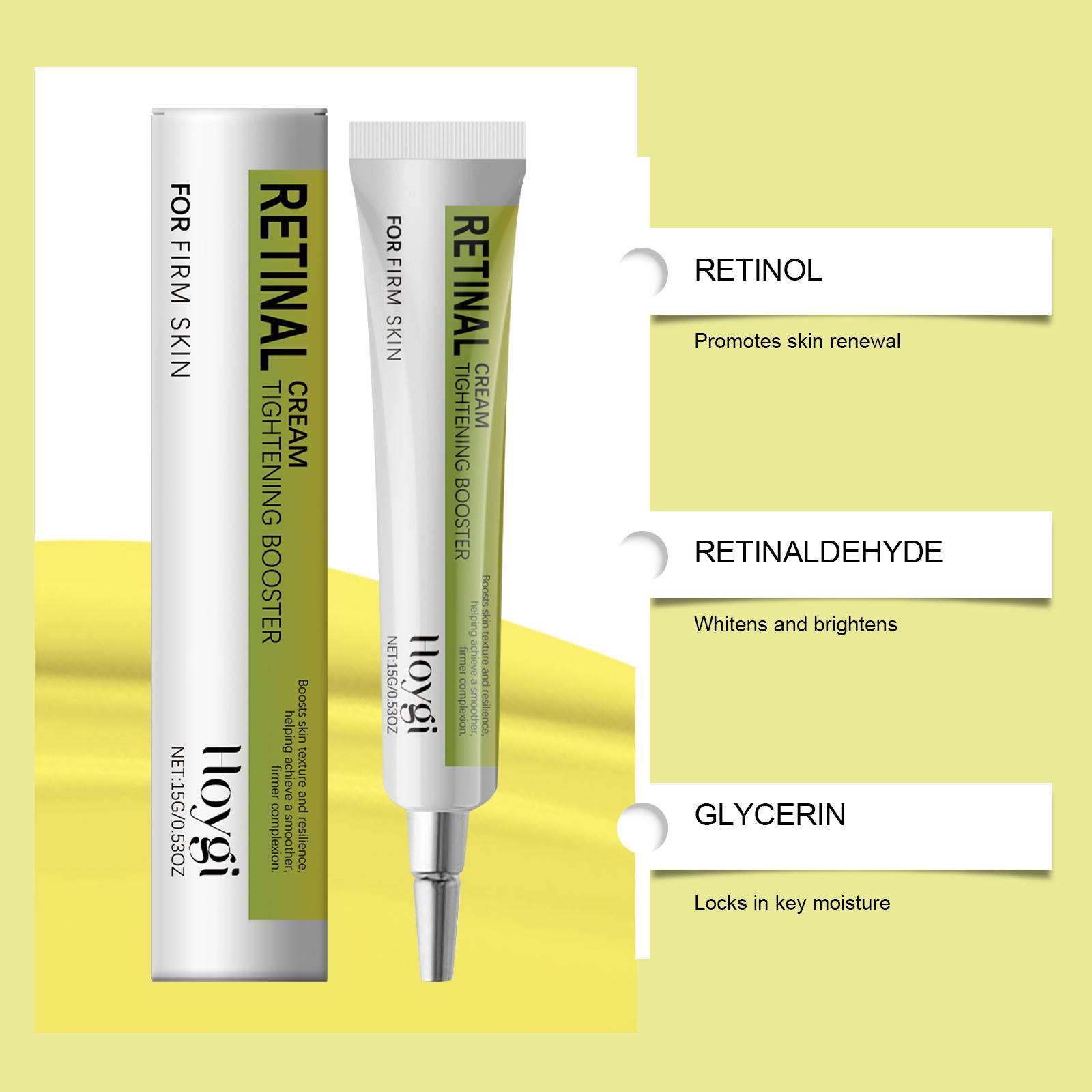 Retinol Firming Eye Cream, Moisturizing Antioxidant Protection, Gel Formula No Parabens, Suitable for Light to Medium Skin Tone