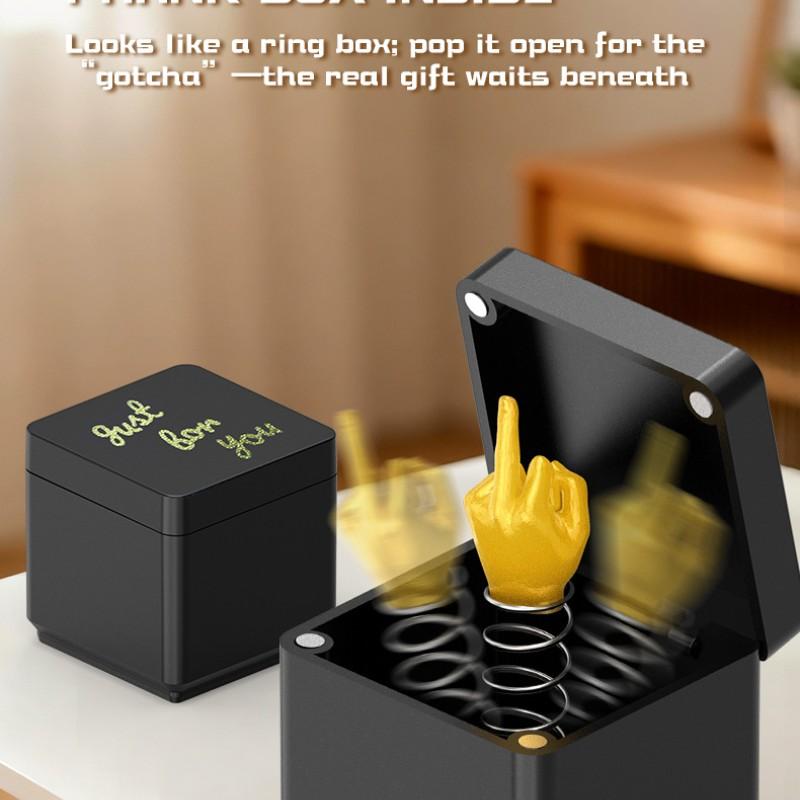 Disgusting Gift Box with 3D Printed Pop-Up Finger Surprise, Perfect for Birthday, Office, Halloween, and Swap Gifts