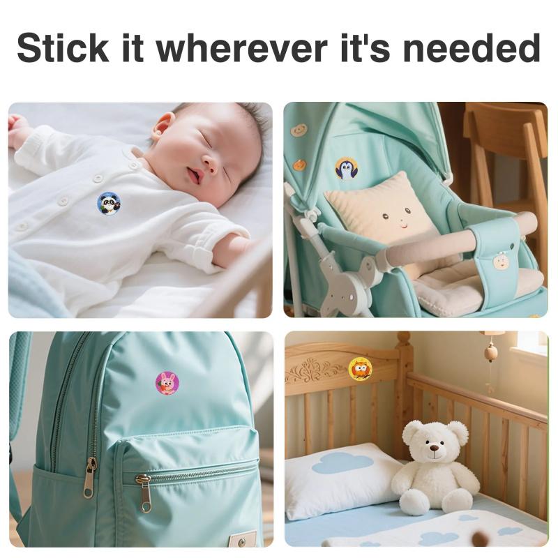 180 randomly designed cute cartoon mosquito repellent patches provide 24-hour protection.