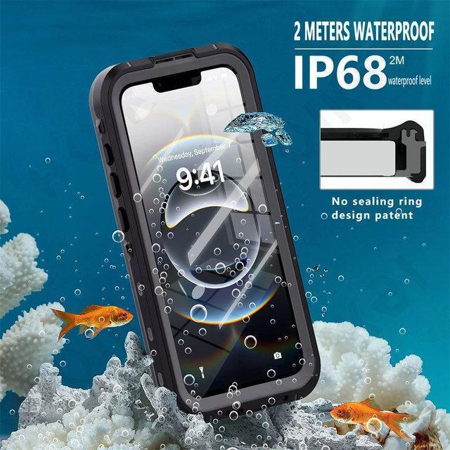 IP68 Waterproof Magnetic Case For iPhone 17 16e 16 15 14 Pro Max Pro 13Protector Full Body Protective Dustproof Phone Case