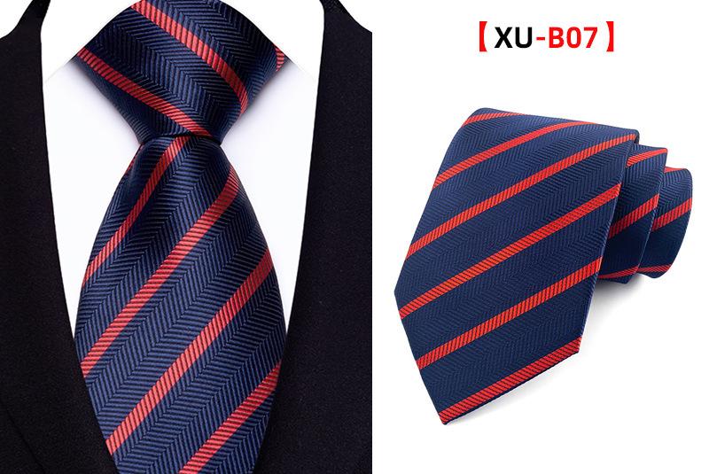 Men's Classic Striped Plaid Necktie - Male Wear for Business Look, Wedding Fit, Formal Suit Accessory - Father's Day Gift for Dad, Husband