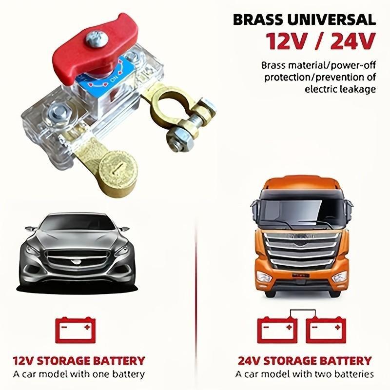 Battery Main Disconnect Switch, Aluminum Alloy Negative Terminal Power off Switch, Advanced Battery Management Cut-Off Switch, Efficient Power Cut-Off Switch