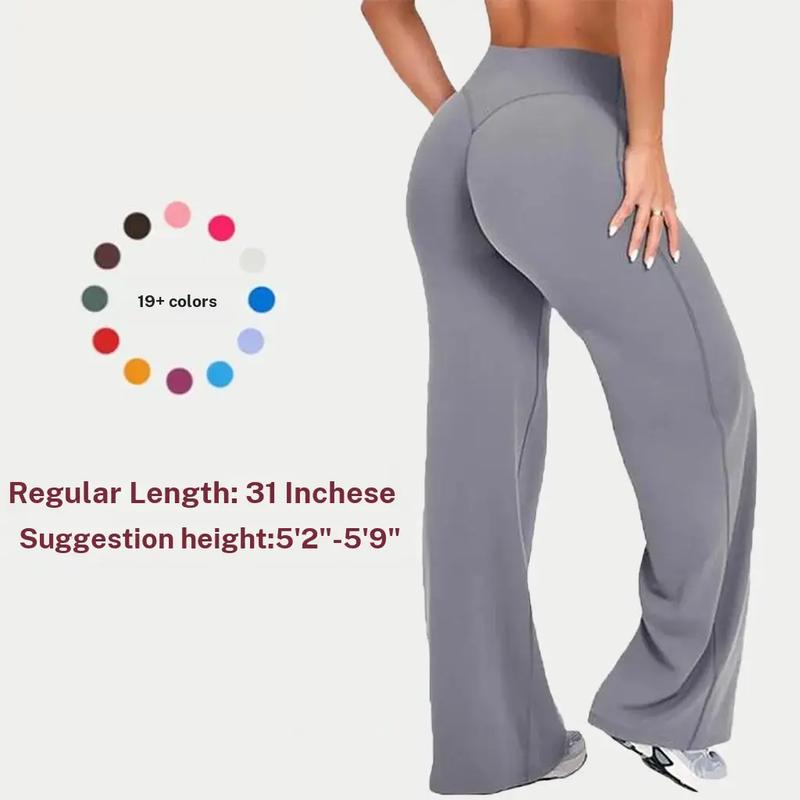 DEEFY SoftMotion Straight Leg Wide Leg Pants Bottoms 30.5" & 31.5" Inseam Fitness Gymwear Women Workout Breathable Light Thin Sportswear Gym Outdoor Sports Yoga Pants Wide Sweatpants Sav Wide Leg Pants #BackToSchool