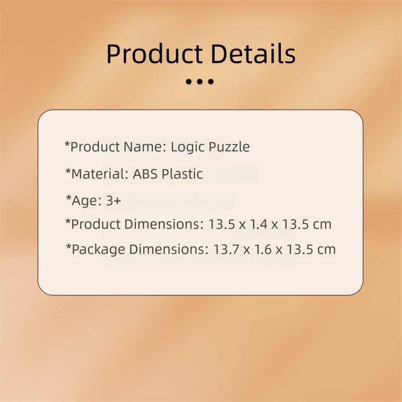 Logic Puzzle Brain Teaser Game for Kids & Adults, 88 Challenging Levels, Educational Logic Toy, Travel Games for Ages 7+ Logic Puzzle Brain Teaser Game for Kids & Adults, 88 Challenging Levels, Educational Logic Toy, Travel Games for Ages 7+