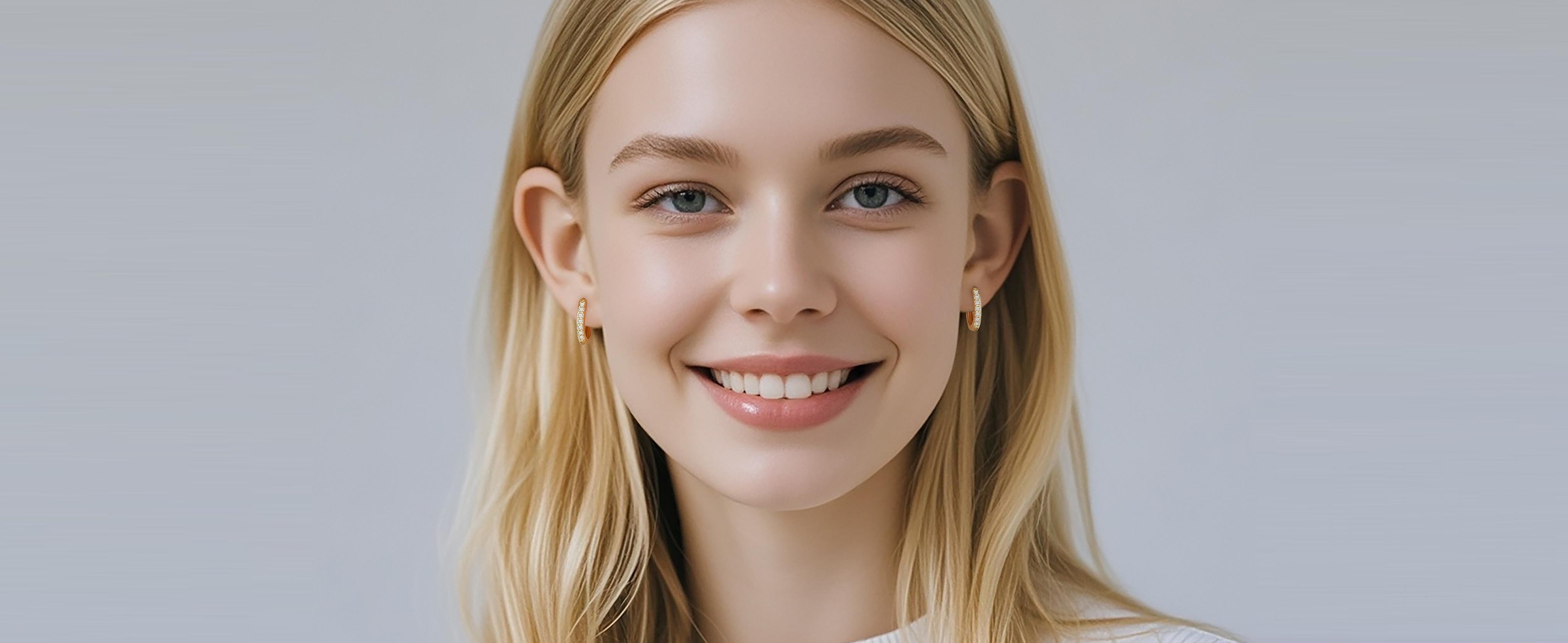 925 Sterling Silver Hypoallergenic Earrings Set, Dainty Stud Huggie Earrings Small Hoop Earrings for Multiple Piercing small hoop