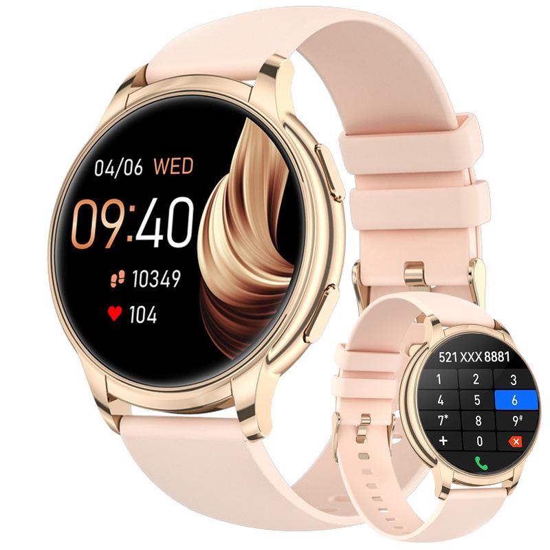 Smart Fitness Tracker with Bluetooth Call, Heart Rate & SpO2 Monitor, 24/7 Health Tracking, Sleep Analysis, IP67 Waterproof for Swimming, Compatible with Android iOS, Long Battery Life, Waterproof Smartwatch