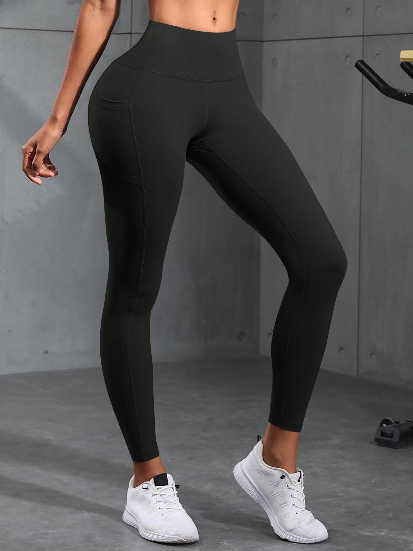 CHRLEISURE 3/5/6-Pack High Waisted Sports Leggings with Pockets for Women - Soft Athletic Tummy Control Pants for Running Cycling Yoga Workout Leggings