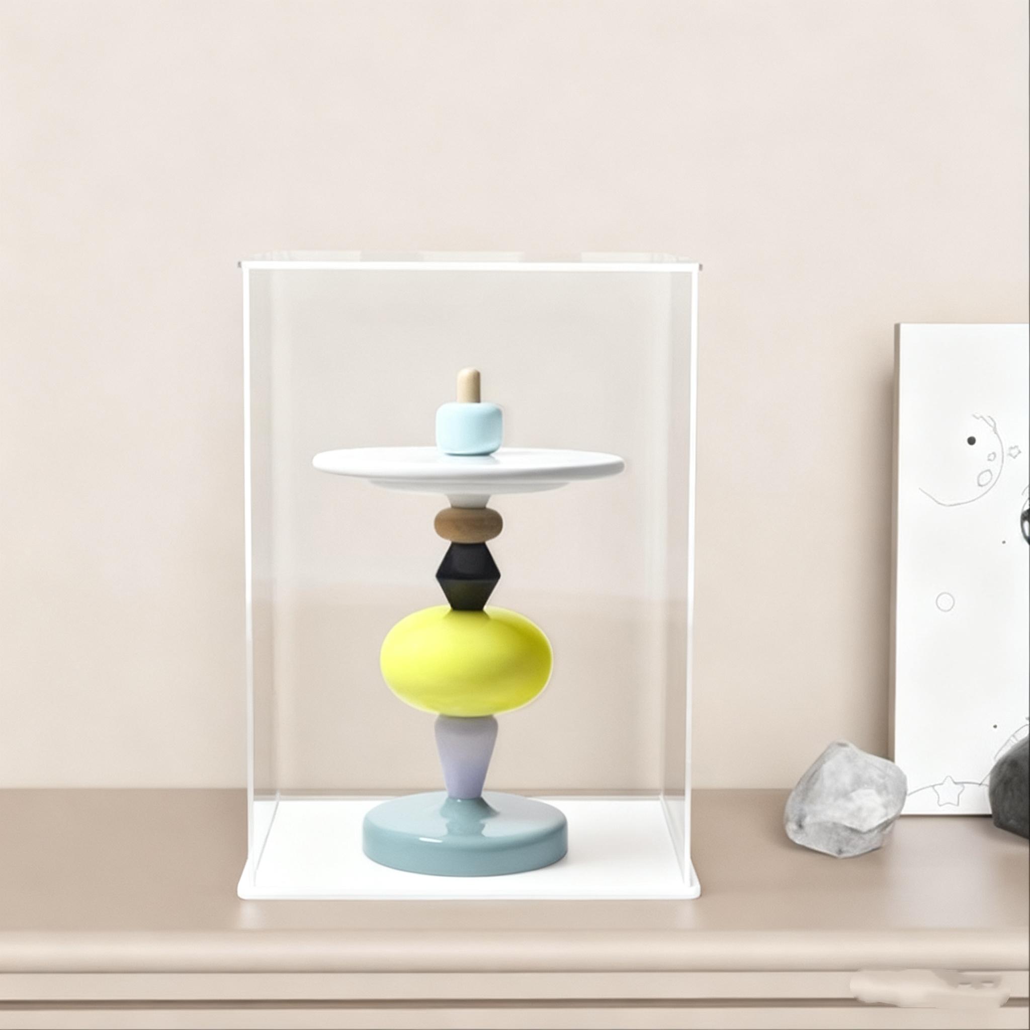 Transparent Acrylic Display Case, Stackable Doll Box, Figurine, Vertical Assembly Stand, Base, Pop Character Dustproof Storage, Collectible Figurines