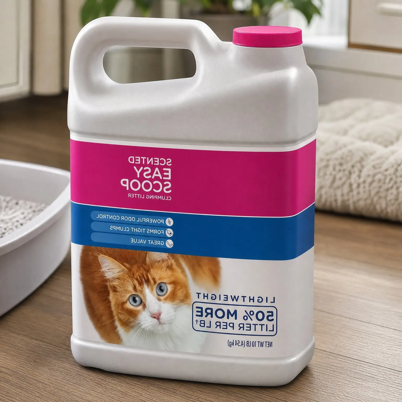 Easy Scoop Lightweight Scented Clumping Cat Litter, 10lbGift