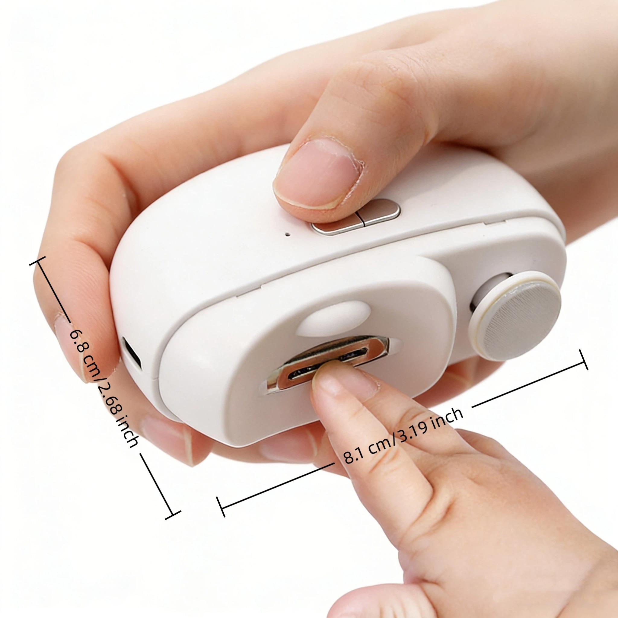 Electric Nail Clippers Automatic Multi-Function Anti-Splash Manicure Polisher, Baby Infant Toddler Electric File Grinder