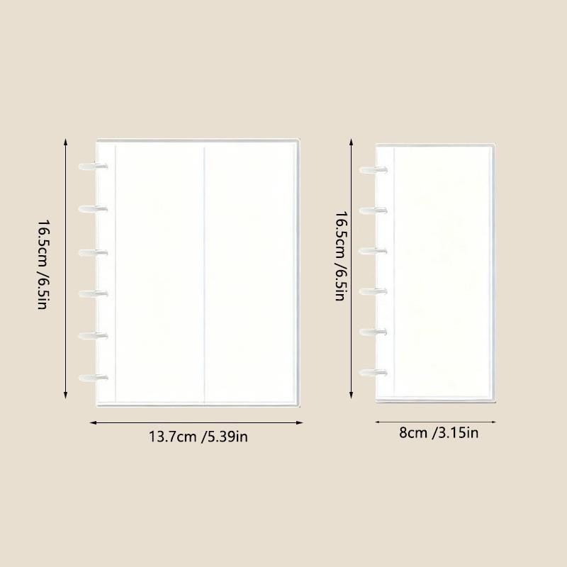Transparent Photo Frame Album, 20 Pages for 2x6 Inch Photos, Dual Single Row Options, Perfect Gift for Photo Lovers, Anniversary Memories
