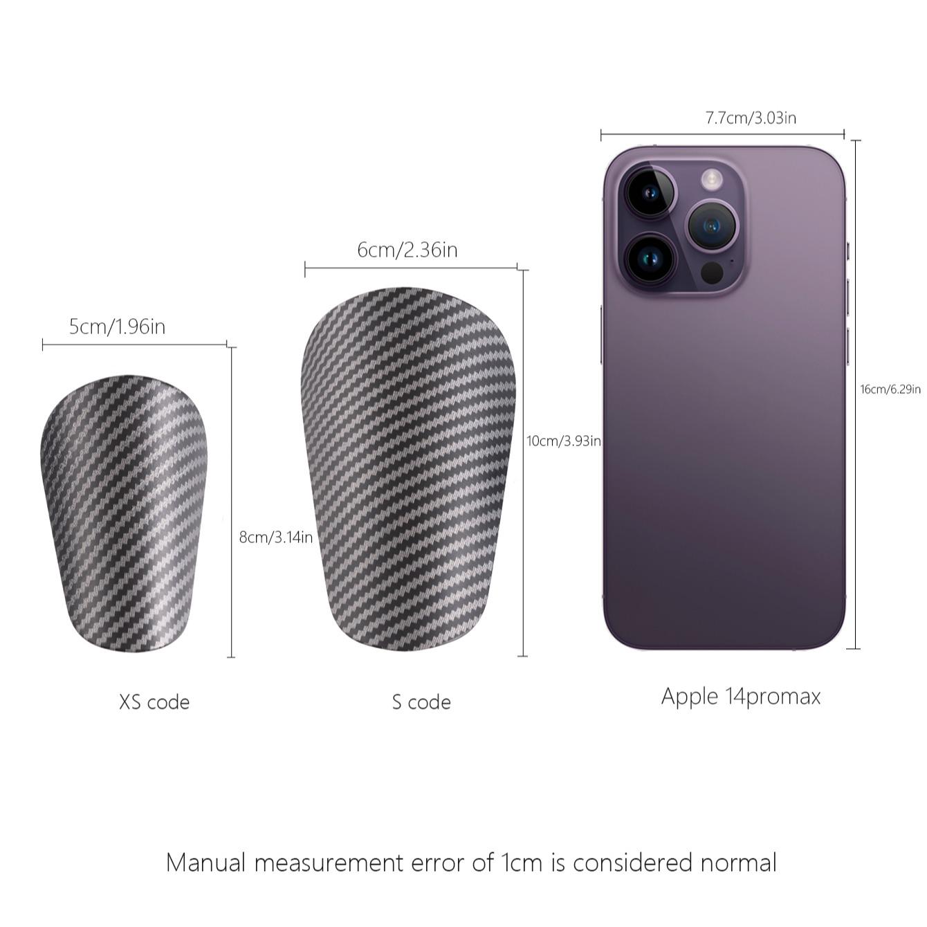 Professional Football Training Leg Pad (1 Pair), Adult Mini Shin Guard, Shin Pad for Men & Women, Football Equipment