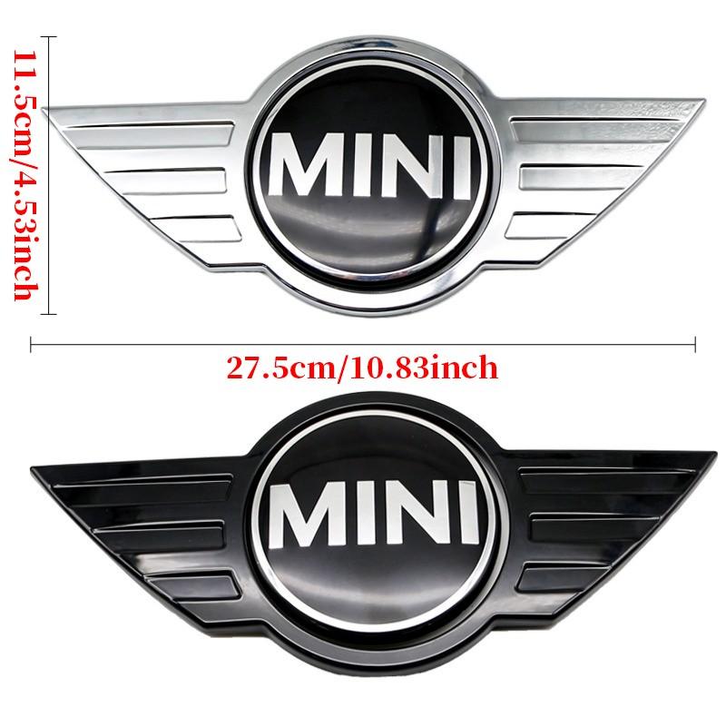 Mini Car Front & Rear Emblem, Durable Scratch-Resistant Hood Badge Replacement, Fits Mini All Models Including Cooper Countryman Clubman
