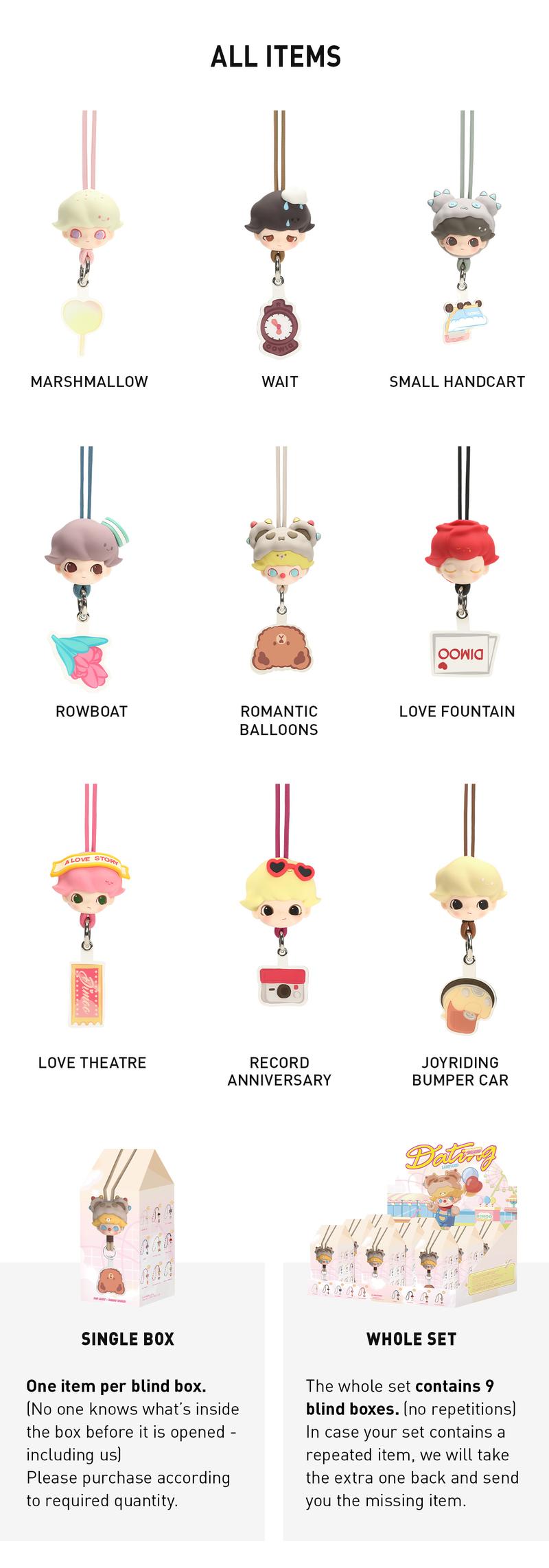 POP MART DIMOO Dating Series-Lanyard Blind Box