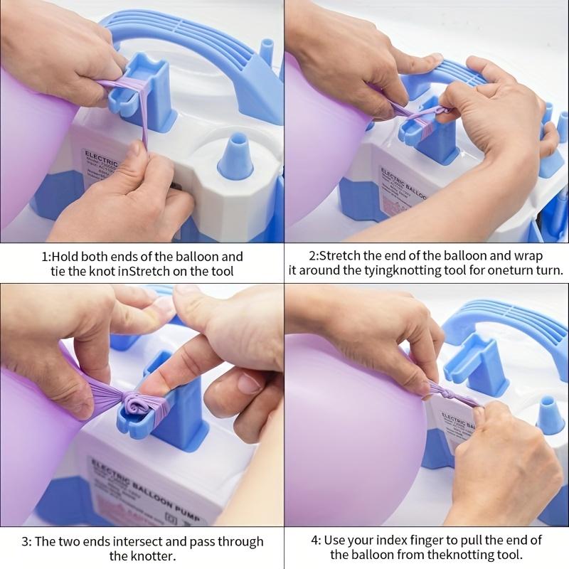 high-power electric balloon inflator balloon inflator double-hole automatic inflator inflatable ball machine wedding room balloon blowing weapon