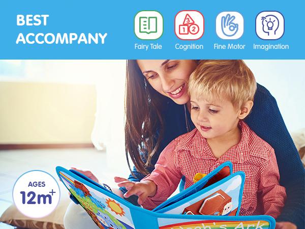 hahaland Noah's Ark Toy Busy Board for Toddlers 1-3 - Sensory, Montessori  Play Toy for Boys and Girls - Baptism Gift for 1-3 Year Olds Developmental Toy Birthday Gift.