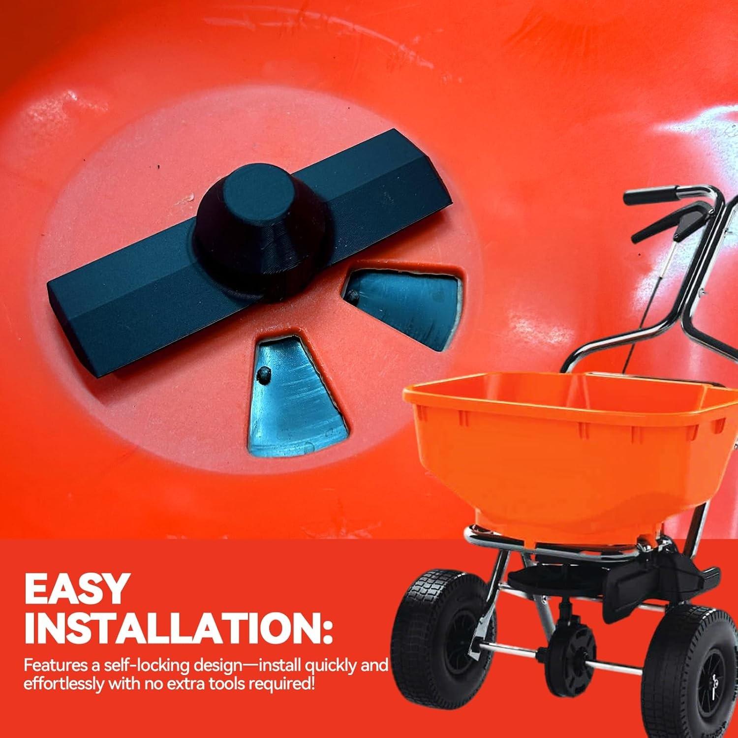 Upgraded Agitator Replacement for Echo RB-60 Broadcast Spreader(1/2pcs), for Fertilizer and Seeds, Improves Seed and Fertilizer Flow, Easy Installation