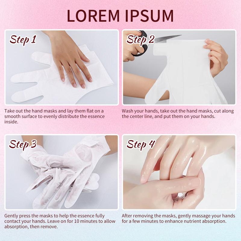 VDDO Deep Moisturizing Hand Mask – 6 Pairs | Niacinamide, Shea Butter & Goat Milk Extract for Dry, Rough Hands VDDO Deep Moisturizing Hand Mask – 6 Pairs | Niacinamide, Shea Butter & Goat Milk Extract for Dry, Rough Hands