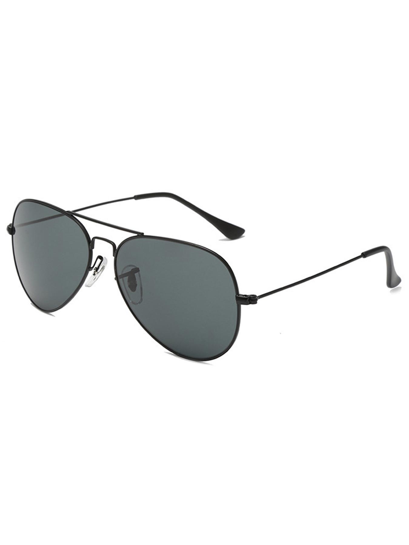 Classic Pilot Polarized Aviator Sunglasses Men Luxury Metal 