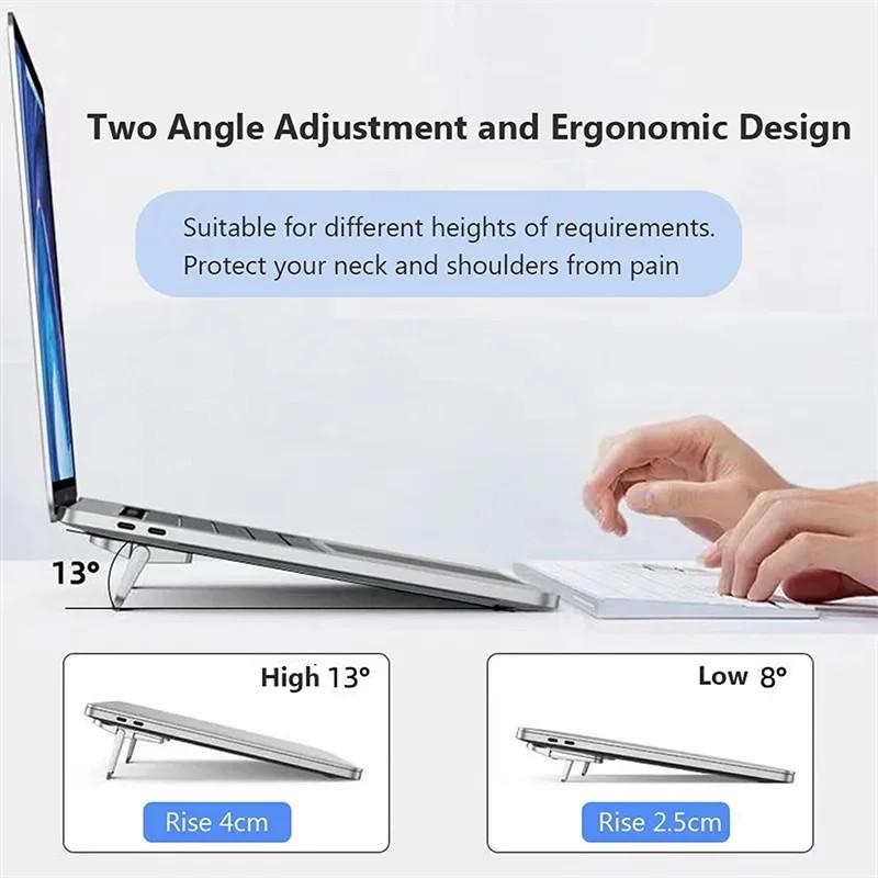 Adjustable Foldable Keyboard Stand, Quick Heat Dissipation, Elegant Design, Desktop Stand for Laptop Tablet Phone, Ergonomic Computer Accessory