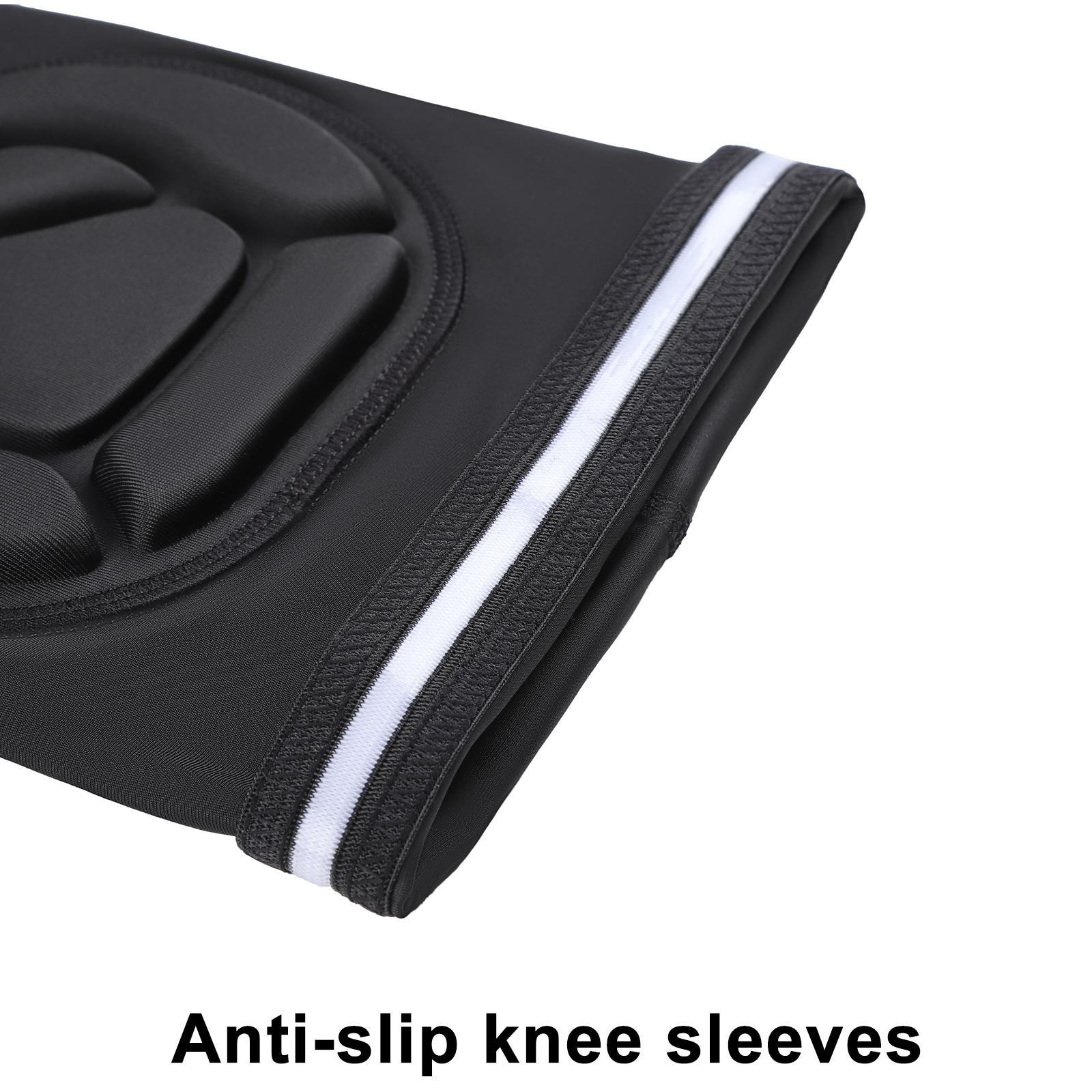 TUOY Knee Pad with Shin Guard Pads, Protective Shin/Knee Sleeve Support for Soccer, Football, Basketball, Wrestling, Volleyball (A Pair)