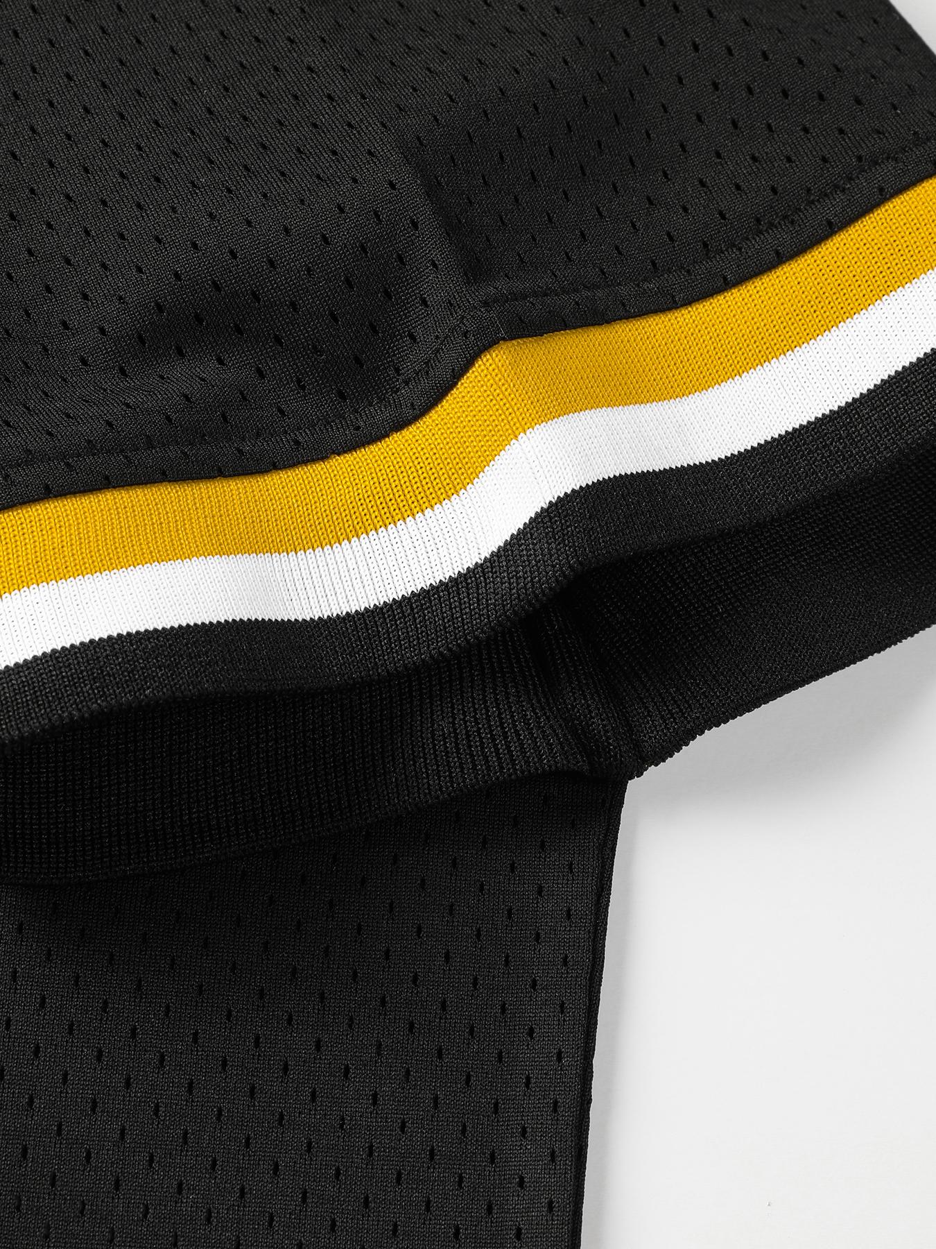 Men's Letter & Number Embroidered Baseball Jersey, Stylish Jersey, Casual Breathable Short Sleeve Baseball Top for Training Competition Party, Unisex Sportswear for Spring & Fall, Jersey Shirts