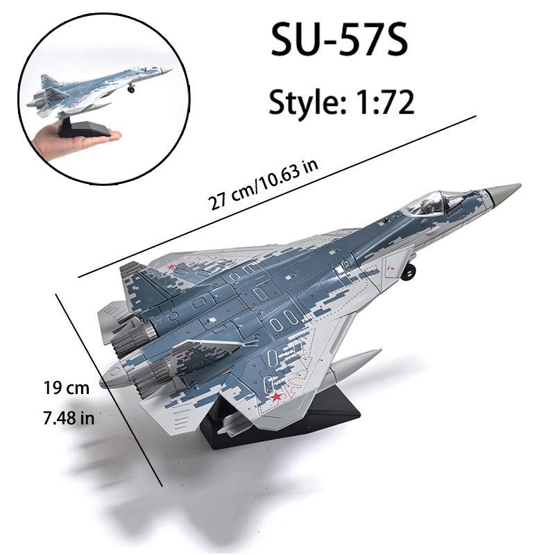 1:72 Scale Fighter Jet Building Blocks, Us F22 F35 B2 Russian Su-35 Su-57 Military Models, Perfect Birthday Gift Toy Collection