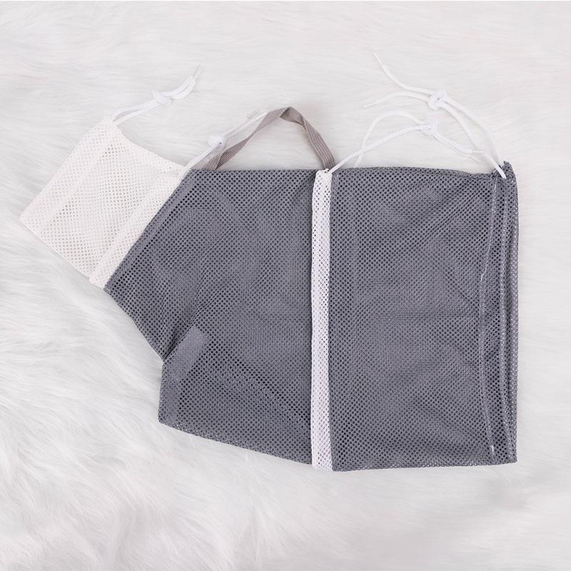 Cat Bath Net Bag, Portable Mesh Shower Bag with Adjustable Drawstring Design, Cat Travel Bath Bag, Comfortable & Secure Pet Grooming Solution