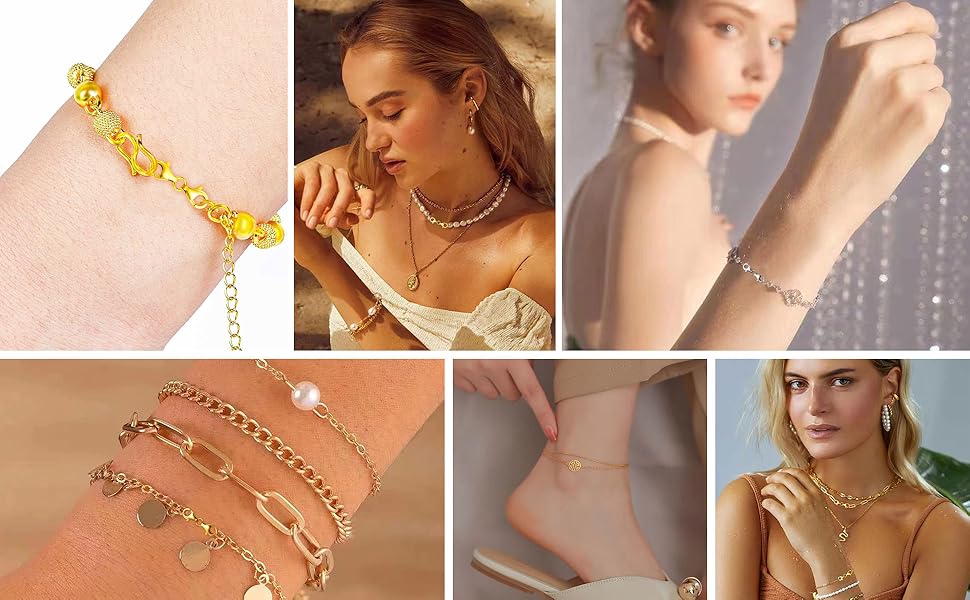 Double Lobster Clasp 925 Sterling Silver Necklace Clasp Classic Double End Design Necklace Clasps ,Necklace Extender Suitable for Jewelry Chain