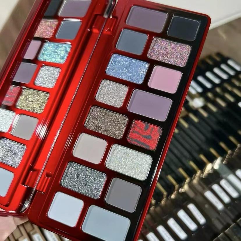 16 Color Eyeshadow Palette, Matte and Shimmer, Waterproof, Long-Lasting, Fine Powder, Easy Application, Perfect for Makeup Enthusiasts