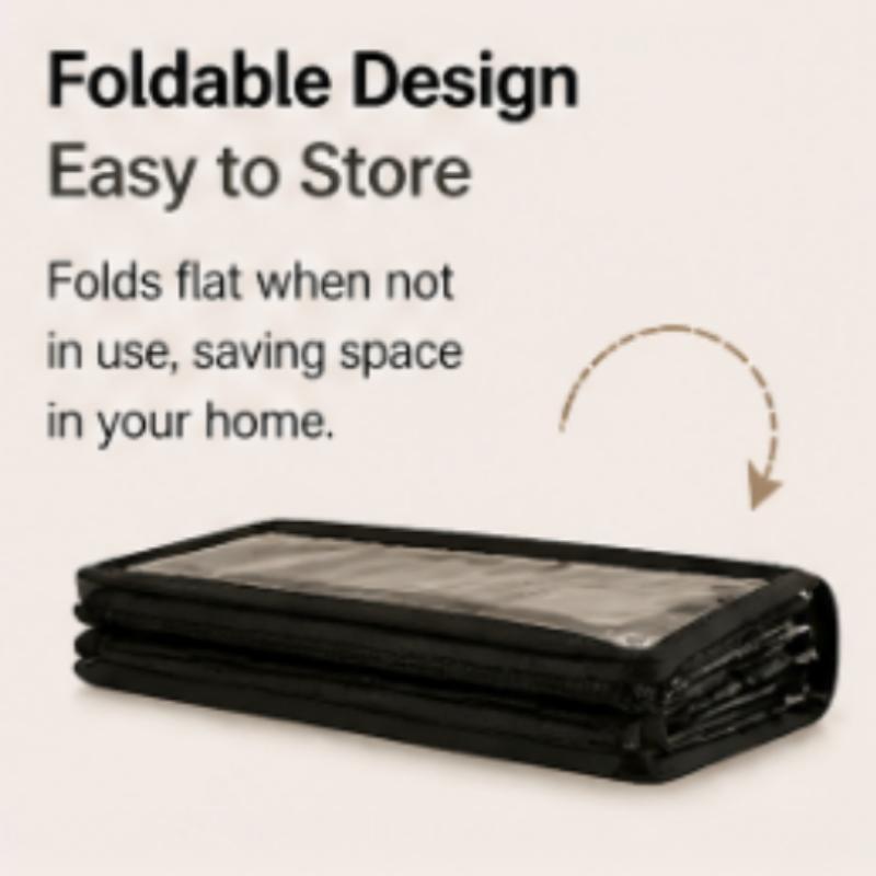 Large transparent thick plastic storage box, clear storage, can store quilts, with hinged lid, household, moving, attic use, heavy-duty durable large-capacity storage box