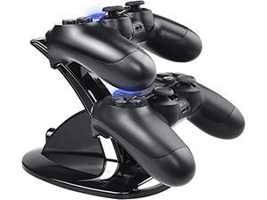Controller Charger Dock Station for PS4, Controller Charger for PlayStation 4 - Fast Charging Station for 2 Controllers, Replacement Charging Dock for PS4 / Slim/Pro Console