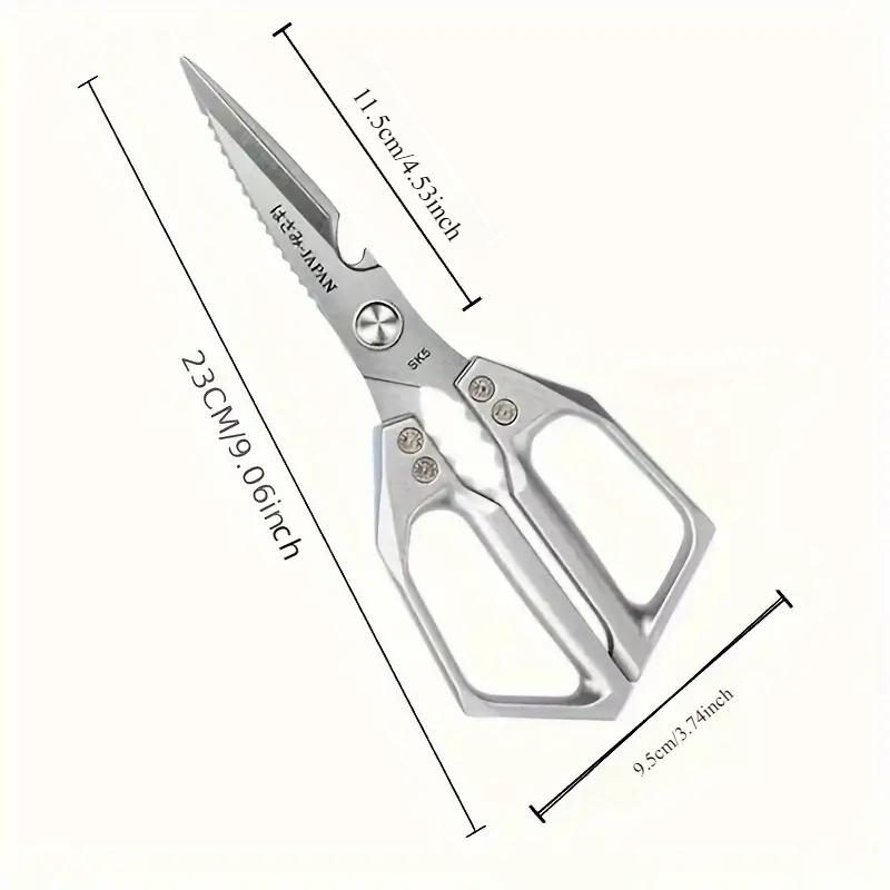 Stainless Steel Kitchen Shears, Heavy Duty Scissor, Multifunctional Kitchen Scissors, Chicken Bone Cutter, Meat Scissors, Household Kitchen Tools