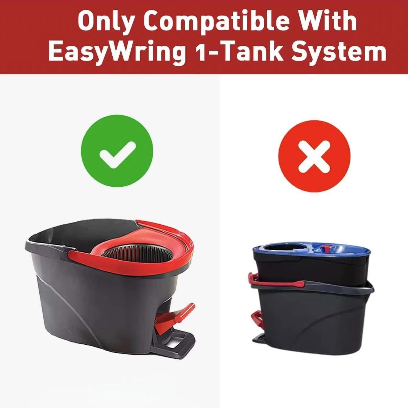 Rotating Mop Head Replacement Part Compatible with O-Cedar, Microfiber Mop Head, Fine Fiber Design, Durable & Efficient Cleaning Solution