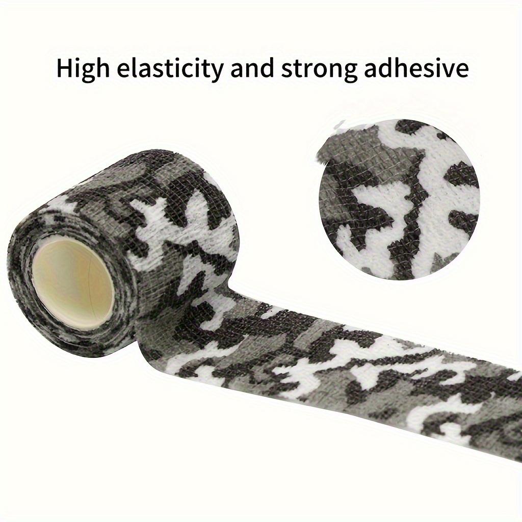 12 Rolls Camouflage Print Self-Adhesive Bandage Wrap for Finger/Wrist Support, Camping/Fishing Gear & Outdoor Sports Safety Guard