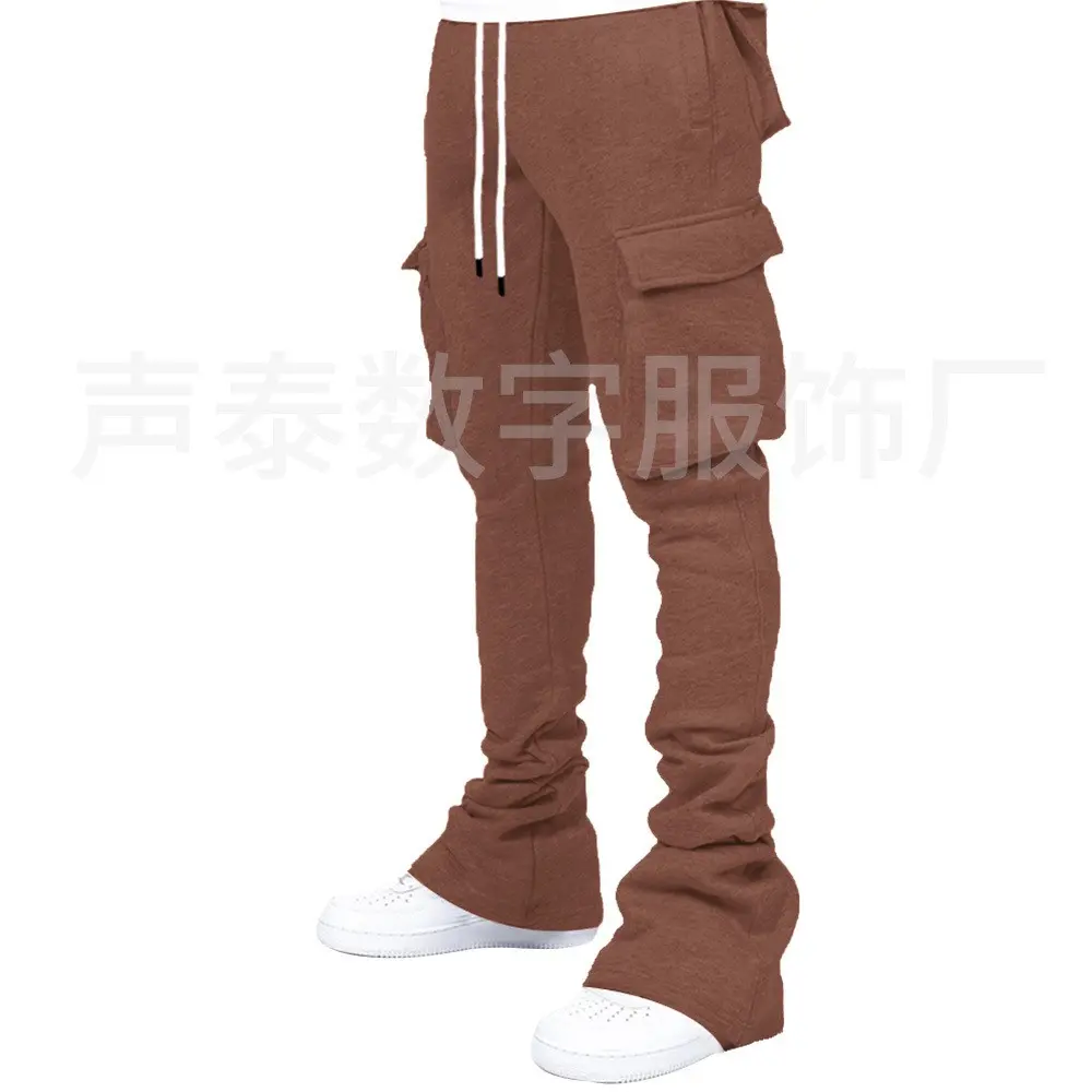 Pants with pockets - brown