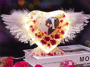 Epoxy Molds, Silicone, Large Size Picture Frames Silicone Molds Rectangle & Heart Shape Epoxy Resin Molds for Valentine's Day, DIY Home Table Décor,Anniversary Gift,DIY Gift- Let's Resin