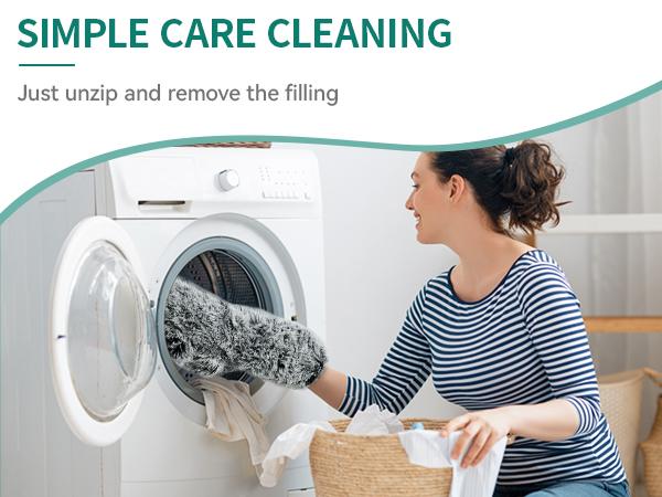 Yitahome Human Dog Bed, 79"x43" Extra Large Memory Foam Dog Beds for Adults and Pets with Blanket and Pillow, Washable Fur Cover