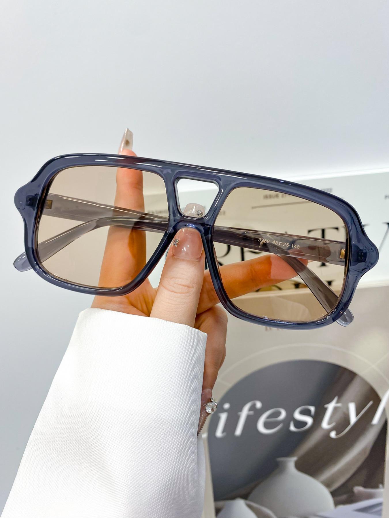 Fashion Vintage Oval Glasses for Women & Men, High Quality Casual Daily Wear Eyewear, Simple Versatile Decoration Frames