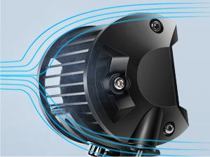 Nilight 2PCS 4Inch 60W LED Pods Spot Flood Amber White Light Bar Strobe 6 Modes Memory Function Off-Road Truck Car ATV SUV Cabin Boat with 16AWG Wiring Harness Kit-2 Lead light bar Triple Row  dealsforyoudays