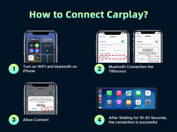 【SpringGlowUp】LAMTTO 9.26-Inch Wireless CarPlay Screen — Compatible with Apple CarPlay and Android Auto, Supports GPS Navigation, AirPlay, and Touchscreen Dashboard for In-Car Navigation and Entertainment