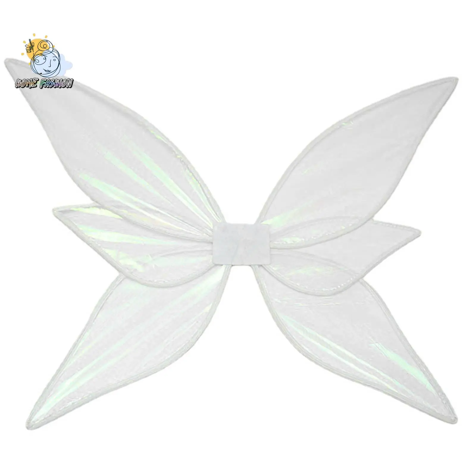 Translucent Cosplay Wings with Shoulder Straps - Halloween Party Butterfly Decor for Adults & Children