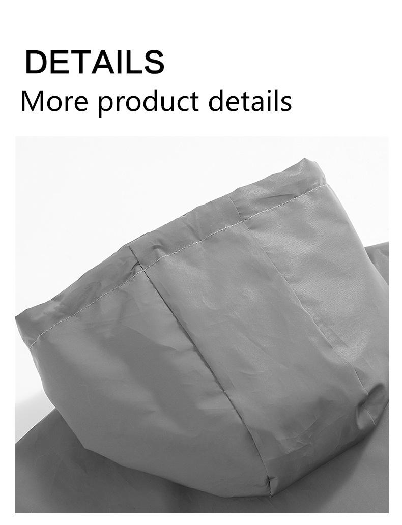 Men's Reflective Motorcycle Jacket, Night Visibility Gear, Windproof & Waterproof Design, Outdoor Sports Casual Wear, Comfortable Fit