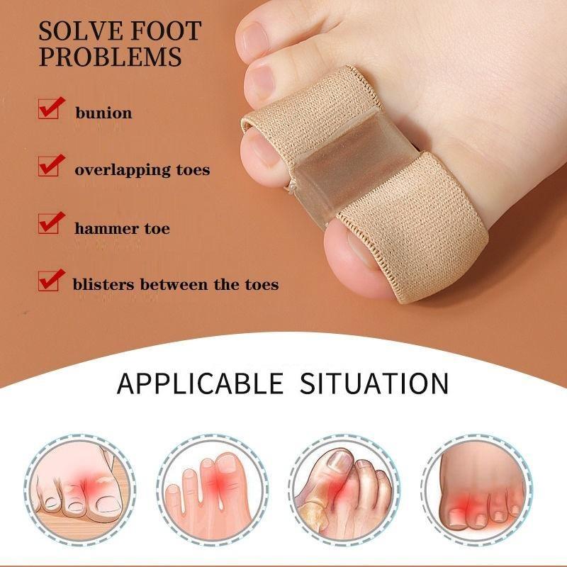 Silicone Toe Separators for Bunion Relief -springtok , All-DayComfort for Walking, Running, Hiking | Bunion Corrector &Toe Sleeves Healthcare