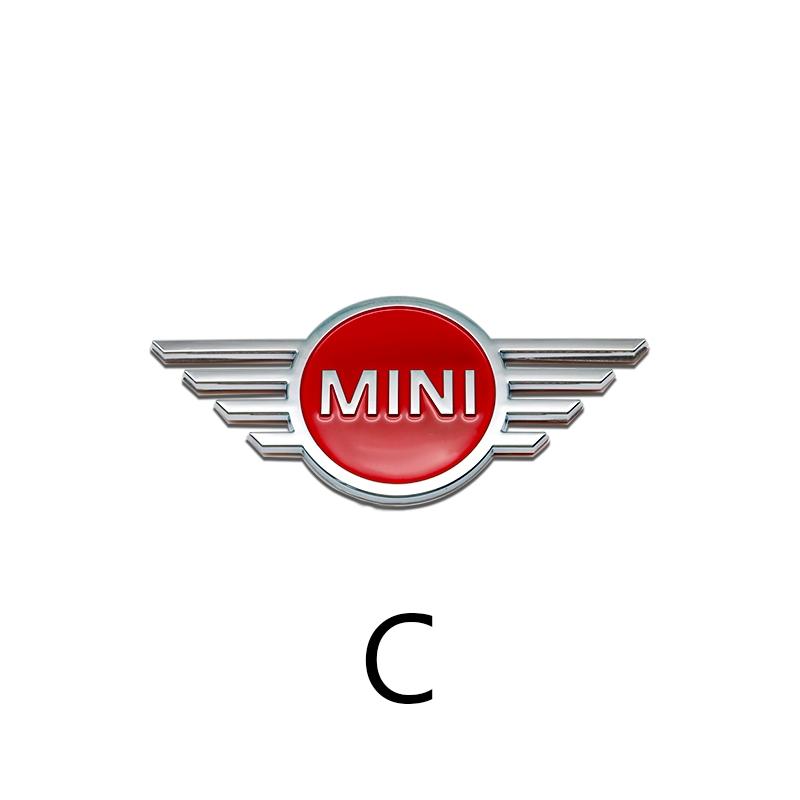 Mini Car Front & Rear Emblem, Scratch-Resistant Exterior Decoration, Replacement Badge for Mini Cooper Countryman Clubman Hatch Convertible