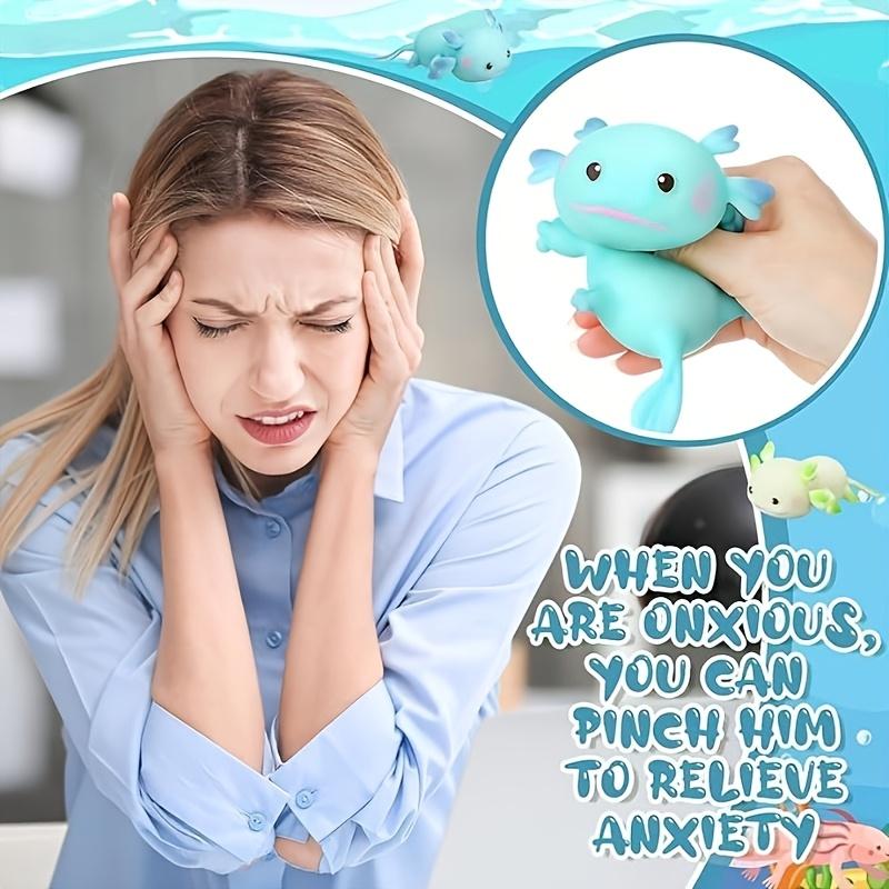 a2025Axolotl Unicorn Squishy Toys, Stress Relief & Sensory Fidgets for Adults, Unisex Gift for Christmas & Festivals, No Batteries Needed