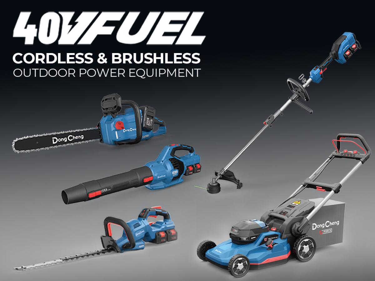 【5-year warranty】DongCheng 650 CFM Cordless Leaf Blower, 40V Battery Powered Blower with 2 * 4.0Ah Batteries & Charger, High-Efficiency Brushless Motor for Sidewalks, Driveways, Town Care, Blowing Leaves and Snow Heavy Duty