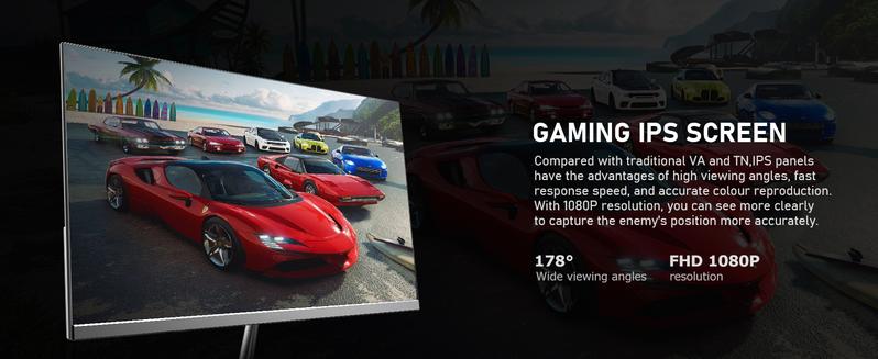 24.5 Inch IPS PC 200Hz Gaming Monitor, FHD 1080p Screen, 1ms Without Bezel, freesync, 99% sRGB, 178 ° Angle View, HDMI、DisplayPort, Compatible with Wall mounting 75 * 75MM - Black 24.5 Inch IPS PC 200Hz Gaming Monitor, FHD 1080p Screen, 1ms Without Bezel, freesync, 99% sRGB, 178 ° Angle View, HDMI、DisplayPort, Compatible with Wall mounting 75 * 75MM - Black