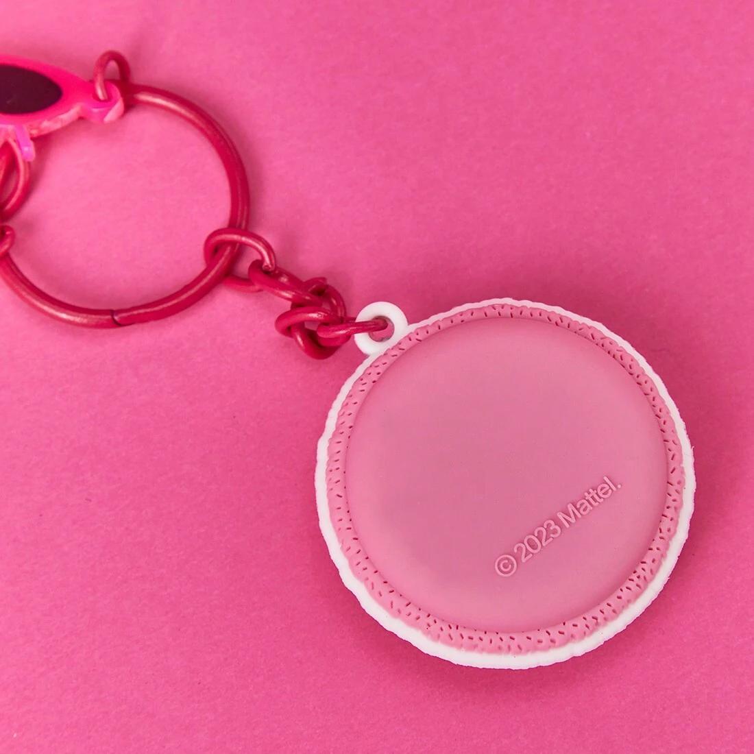 Barbie Kawaii Bag Charms Cute Macaroon Keychain For Key Leather Keychain Holder With Keychain Ring Pendants With Colorful Design For Wallet Keys For Women & Girls Birthday Gift