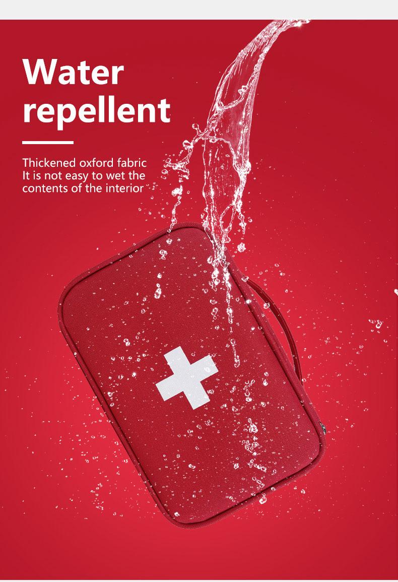 Jumahe Springtok Portable First Aid Kit with Handle,Essential for Home,Office,Car,Travel,Hunting,Camping,Medicine Storage Bag,Travel Accessories Packing Cubes,Toiletry Travel Bag,School Hygiene Bag